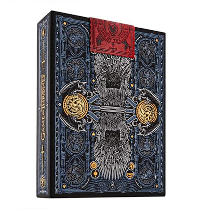 theory11 Game of Thrones Premium Playing Cards, Poker Size Standard Index | Black; Material: Cardstock; For ages Adult