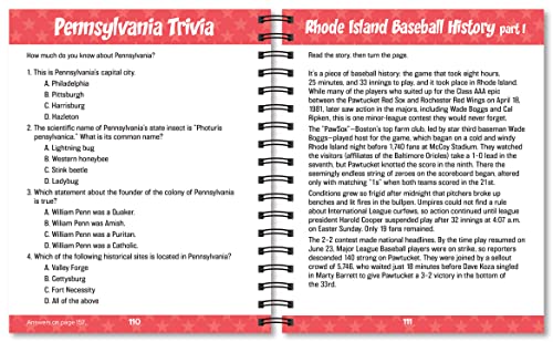Brain Games - 50 States 100 Puzzles: Explore the USA in Word Searches, Cryptograms, Dot-To-Dots, Anagrams, Trivia, and More!