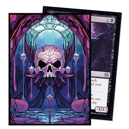 UAONO MTG Card Sleeves 100ct - Swamp - Art Card Sleeves Deck Protector, Clear Front & Matte Textured Back, Sleeves for Magic The Gathering, Basic Lands Series - color: Swamp