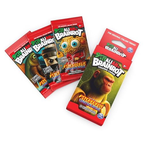 Trading Card Game 3-Pack Wave 1 Box | Psychedelic Universe, Includes 21 Cards Total, 3 Blind Booster Packs, Collect All 150 Cards from TCG Wave 1, For Ages 8 & Up - style: 3-Pack Blind Booster Box, 21 Cards
