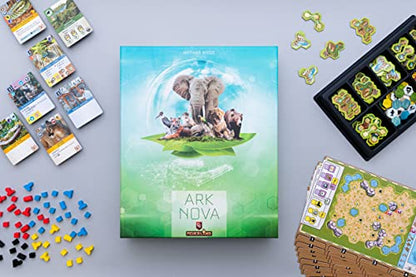 Capstone Games Ark Nova Zoo Management Strategy Board Game for 1-4 Players | Card Drafting, Zoo Building, Hand Management Game with High Replayability - style: Ark Nova