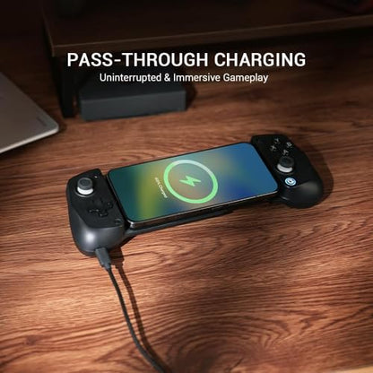 GameSir X5 Lite Mobile Gaming Controller for Android & iPhone 15/16 Series (USB-C), Hall Effect Joystick, Lightweight Ergonomic Phone Controller- Play Genshin Impact & Zenless Zone Zero (Renewed)
