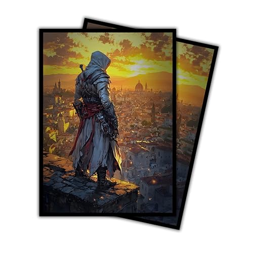 Sunlit Oath - MTG Card Sleeves, 104ct, Standard Size, Smooth | Perfect for Double Sleeving, Smudge Resistant Matte Back, Standard 66x92mm - Compatible with Magic The Gathering & TCG Cards - color: Sunlit Oath, size: Smooth