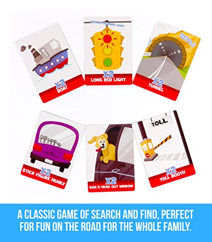 Regal Games Travel Games - Outdoor Scavenger Hunt Card Game for Kids Ages 4-12 - Nature & Road Trip Activities for Families, Camping & Vacation Fun, 2-8 Players, 54 Scavenger Hunt Cards