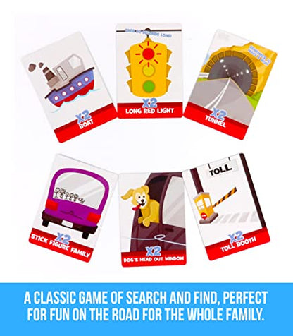 Regal Games Travel Games - Outdoor Scavenger Hunt Card Game for Kids Ages 4-12 - Nature & Road Trip Activities for Families, Camping & Vacation Fun, 2-8 Players, 54 Scavenger Hunt Cards
