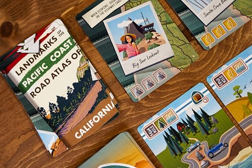 25th Century Games Big Sur Board Game | Scenic California Highway Card Drafting Strategy Game for Ages 10+, 2 to 4 Players