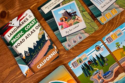 25th Century Games Big Sur Board Game | Scenic California Highway Card Drafting Strategy Game for Ages 10+, 2 to 4 Players
