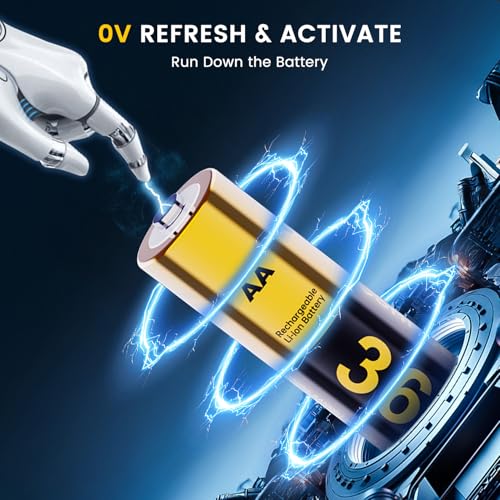For Meta Quest 2/3/3S Controller Accessories Rechargeable Battery Pack with Charger, 4 Pack 1.5V 2400mAh Long-Lasting Battery with Charging Storage Box for Oculus Quest 2/3/3S Controller Accessories