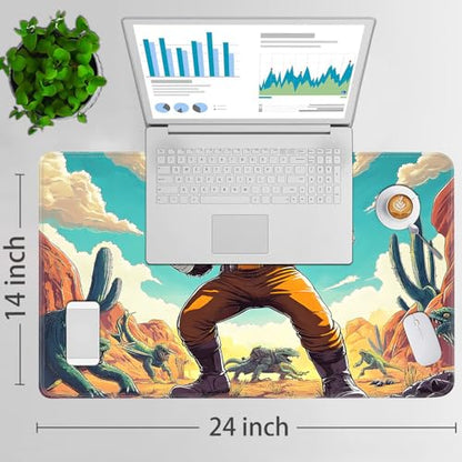 for MTG Game Playmat - 24 x 14 inches with Dices and Storage Bags, Non-Slip Base for TCG and Board Game Card Mats, Trading Card Games Mat, Angry Bear Pattern Collectible Card Playmats - color: Jv-playmat-p7-1-h215
