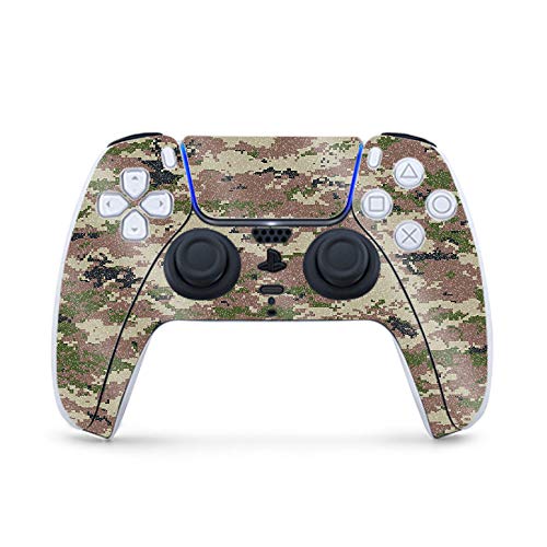 MightySkins Glossy Glitter Gaming Skin for PS5 / PlayStation 5 Controller - Urban Camo | Durable High-Gloss Glitter Finish | Easy to Apply and Change Style | Made in The USA - color: Urban Camo