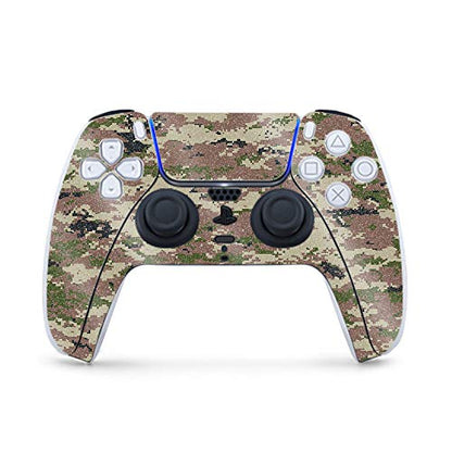 MightySkins Glossy Glitter Gaming Skin for PS5 / PlayStation 5 Controller - Urban Camo | Durable High-Gloss Glitter Finish | Easy to Apply and Change Style | Made in The USA - color: Urban Camo