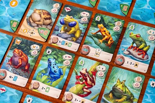 Capstone Games Pondscape - Strategy Card Game for Adults & Teens - 2 Player or More - Asymmetrical, Mystery, Role-Based & Thematic Card Game for Game Night & Family Fun