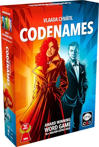 CGE Codenames Board Game (2nd Edition) | The Top Secret Word Association Party Game for Friends & Family Game Nights, 4+ Players