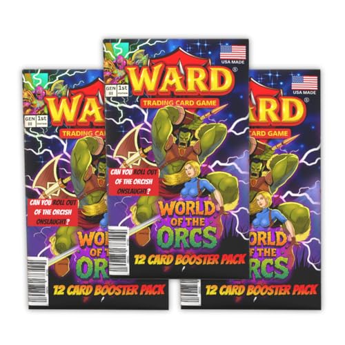 – Starter Bundle - World of the Orcs (Gen 3) – 12-Card Booster Pack – 3 Pack Bundle