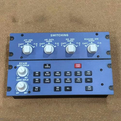 Flight Simulator Controller, A32X ECAM Home Cockpit Panel for MSFS 2020/2024, FE-NIX, FB-W on Windows, Plug-and-Play Display Unit - style: A32X Home Cockpit Panel