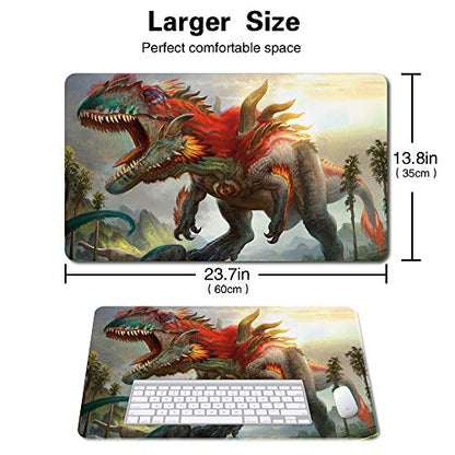 Board Game MTG Playmat Games Size 60X35 cm CCG Compatible for MTG CCG RPG Trading Card Game (Gishath, Sun's Avatar) - color: Gishath, Sun's Avatar