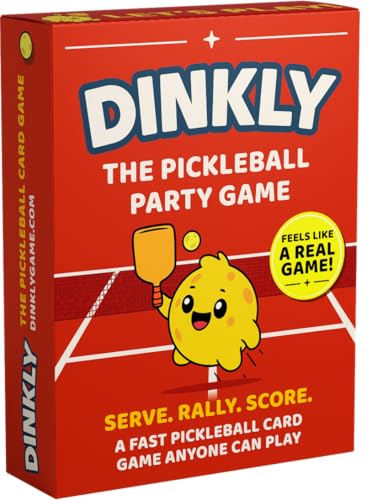 The Pickleball Card Game, Pickleball Gift for Men, Women & Players | Fast-Paced Off-Court Party Game for Game Night, Easy to Learn, 2 or 4 Players, 15-20 Minute Gameplay