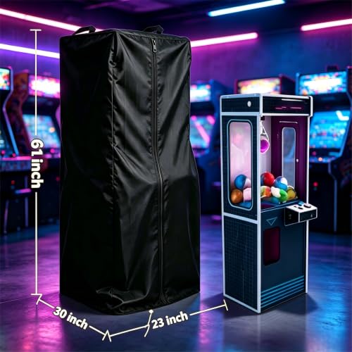 5FT Arcade Machine Cover for Arcade1up Full Size Claw Machine for Adults | 22x30x61,Waterproof Dustproof Heavy Duty Oxford Fabric,for Full Size Arcade 1 up Claw Machine - size: Claw-23"x30"x61"