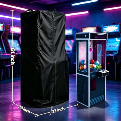 5FT Arcade Machine Cover for Arcade1up Full Size Claw Machine for Adults | 22x30x61,Waterproof Dustproof Heavy Duty Oxford Fabric,for Full Size Arcade 1 up Claw Machine - size: Claw-23"x30"x61"