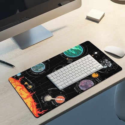 Gaming Mouse Pad, Outer Wilds System Mouse Pad 11.8x23.6 Inch Large Extended Computer Mouse Mat Keyboard Full Desk Mousepad for Gaming, Office, Home - color: style-21, size: 11.8 x23.6-Inch