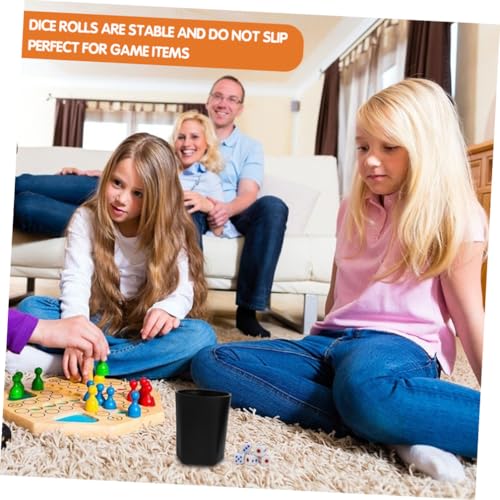 ORFOFE 8pcs Dice Cups Professional Ktv Dice Holder Unbreakable Reusable Game Storage Container for Party