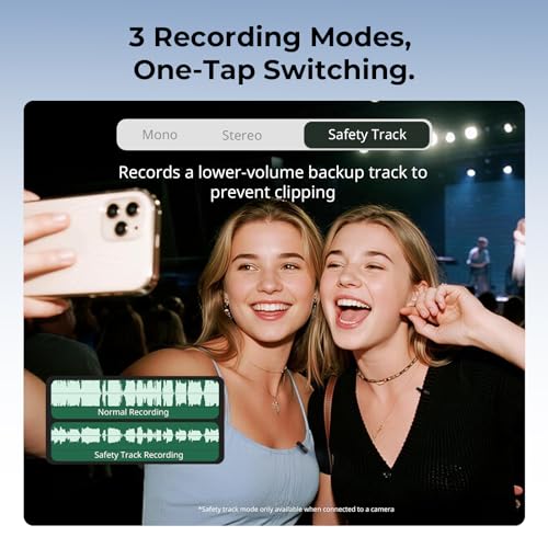 SmallRig S70 Wireless Mic (2 TX + 2 RX + Charging Case), Mini Lavalier Microphone for Phone/Camera Content Creation, Noise Cancelling for Vlog/TikTok/Interview etc. (Black) - color: Black, style: 2 TX + 2 RX