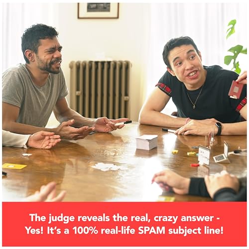 Spin Master Games, You’ve Got Junk - The Hilarious Spam-Filled Party Game, Adult Email Subject Line Cards for Friendsgiving, Happy Hour, Bachelorette Party, Adults, 3-10 Players, for Ages 18 & Up - style: You've Got Junk - Party Game