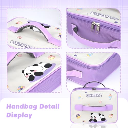 Chinese Small Mahjong Set, 144 Numbered Melamine 1.17" Size Tiles(Purple) and 8 Blank Tiles, with Carrying Travel Bag, English Instruction, Mahjong Mat, Pro Complete Mahjongg Game Set (Majiang) - color: Purple, size: 1.17 in