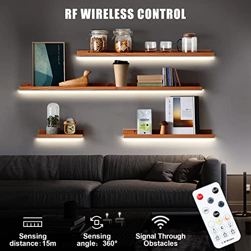 Tatazone 5V USB COB Led Strip Light with RF Remote | 4.92ft, 6500K, CRI93+, Long Cable, Dimmable for Cabinet, TV, Shelf, Monitor, Showcase, Motorhome