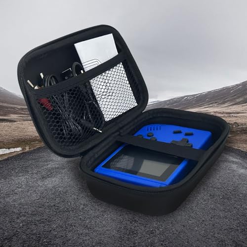 SOMUMOK Protector Case Storage Box for R36S Scratchproof Bag Handheld Game Console Travel Carrying Case with Pocket - color: Black