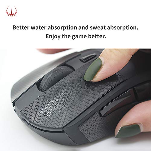 HOTLINEGAMES 2.0 Anti-Slip Mouse Grip Tape Compatible with Model O- (Minus) Gaming Mouse Skins,Sweat Resistant,Cut to Fit,Easy to Apply,Professional Mice Upgrade Kit