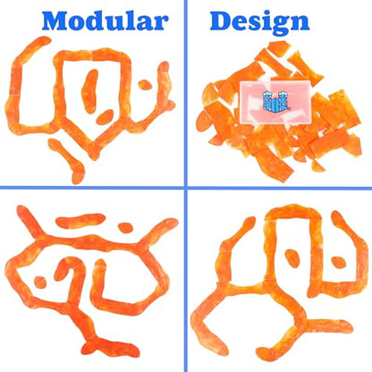 Dirt Cheap Dungeons - Lava Rivers Kit | Modular & Customizable | Injection-Molded for Superior Durability | TTRPG Accessories for D&D, Daggerheart, & Tabletop Gaming