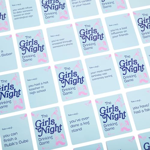The Girls Night Drinking Game | Gift for Her | Girls Night Party Game