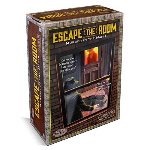 ThinkFun Escape The Room: Murder in The Mafia - Engaging Brain Teaser Game | for Age 13 and Up | Ideal for Teens and Adults | Perfect Addition to Game Nights