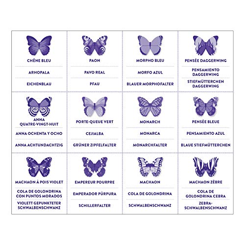 Mudpuppy Butterflies Shaped Memory Match, Multicolor - style: Butterflies
