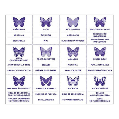 Mudpuppy Butterflies Shaped Memory Match, Multicolor - style: Butterflies