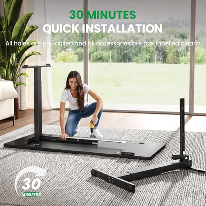 SIAGO Electric Standing Desk Adjustable - 63 x 24 Inch Sit Stand up Desk with Cable Management - 3 Memory Preset Adjustable Height Table | Smooth Height Adjustment, 200lbs Stability, 3 Memory Presets, Cable Management, Pre-Labeled Easy Assembly - color: B