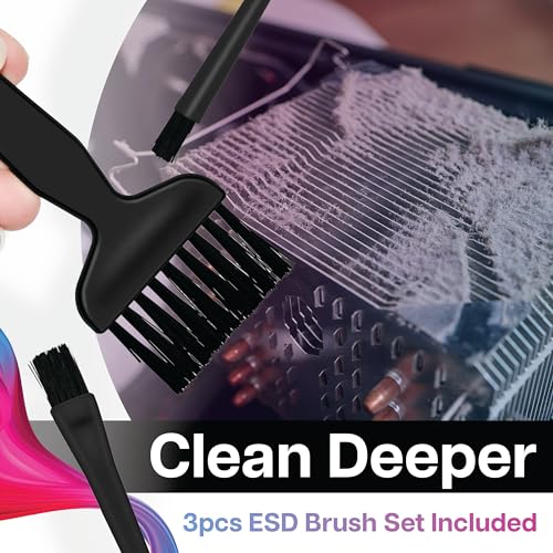 AirTec Ultra Electric Air Duster Blower for PC, Laptop, Console, Electronics and Home Cleaning, Environmental Alternative to Spray air can Duster Keyboard Cleaner (Type 6)