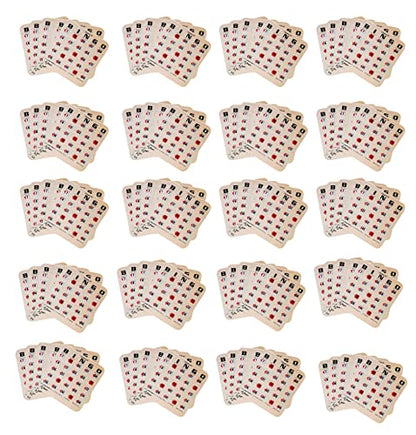 Regal Bingo Bulk Bingo Cards with Sliding Windows - Reusable Large Print Bingo Game Cards for Adults Large Group - 200 Pack, Woodgrain - color: Woodgrain, size: 200 Cards
