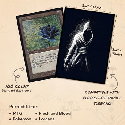 Hollow Brotherhood - MTG Card Sleeves, 104ct, Standard Size, Smooth | Perfect for Double Sleeving, Smudge Resistant Matte Back, Standard 66x92mm - Compatible with Magic The Gathering & TCG Cards - color: Hollow Brotherhood, size: Smooth