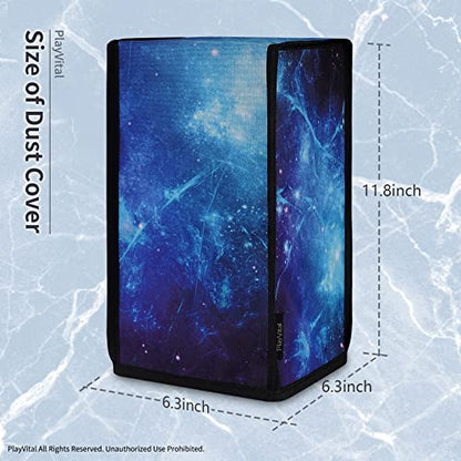 PlayVital Nylon Dust Cover for Xbox Series X Console, Soft Neat Lining Dust Guard, Anti Scratch Waterproof Cover Sleeve for Xbox Series X Console - Blue Nebula - color: Blue Nebula