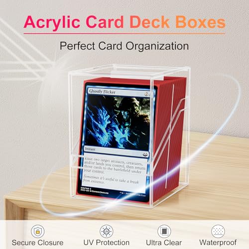 Proijeut Portable Card Case Set + Life Counter Deck Box
