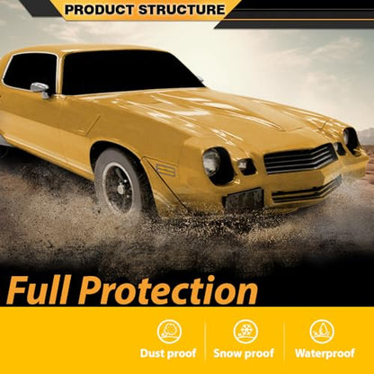 CNNELL Hood Insulation Pad Compatible with Chevy Camaro 1980-1981 - style: 1980-1981 Chevy Camaro