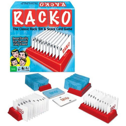 Winning Moves Rack-O Classic Card Game for 2-4 Players, Ages 9 and Up