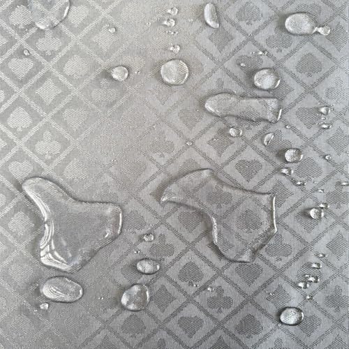 Speed Cloth Poker Table Fabric - 108X60 Inch Section of Casino Card Game Table Felt Top Cover Accessories - Gray - color: Grey