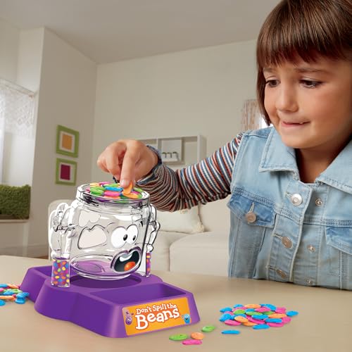 Hasbro Gaming Don't Spill The Beans Game for Kids, Easy and Fun Balancing Game for Children Ages 3 and Up, Easter Gifts for Boys and Girls, Preschool Games for 2 Players, Kids Board Games - size: 7.875 x 2.5 x 10.5 inches