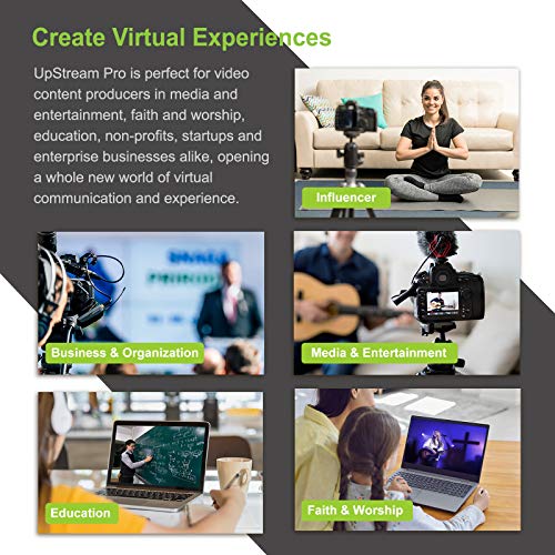 IOGEAR Upstream Pro Video Production Switch (TAA) 1080p @30/4K Portable/Mobile Video Production Switch 3xHDMI Inputs Stream Ready No PC Required Streaming Video Capture, Audio Mixer iPad app Enabled