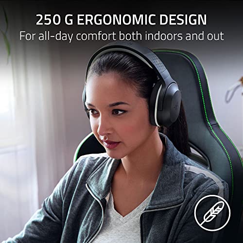 Razer Barracuda X Wireless Gaming & Mobile Headset (PC, PlayStation, Switch, Android, iOS): 2.4GHz Wireless + Bluetooth - Lightweight - 40mm Drivers - Detachable Mic - 50 Hr Battery - Roblox Edition - color: Roblox, size: Standard, style: Barracuda X