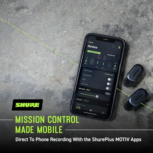 Shure MoveMic Receiver - Cold Shoe Mountable Camera Receiver for MoveMic Lavalier Microphones, Compatible with Most DSLR Cameras and Computers, for Mobile Content Creators (MV-R-Z7) | Digital receiver with USB-C and 3.5mm connectors for cameras, computers