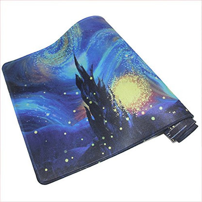 LIEBIRD® Extended XXXL Gaming Mouse Pad - Dimension - Portable with Extended XXL Size - Non-Slip Rubber Base - Special Treated Textured Weave with Precision Control (Starry Night) - color: Starry Night